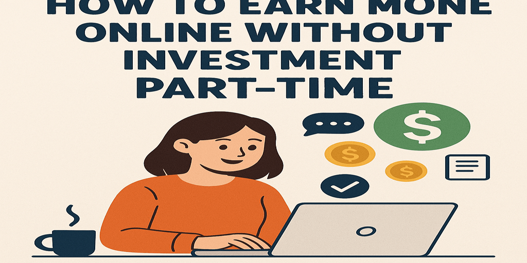 How to Earn Money Online Without Investment Part-Time