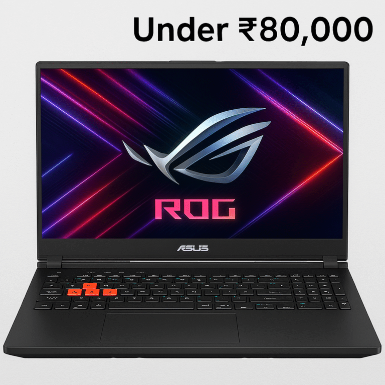 asus gaming laptop under 80000