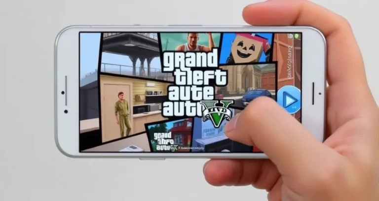 MixgX GTA 5 Mobile APK — Los Santos gameplay on Android phone